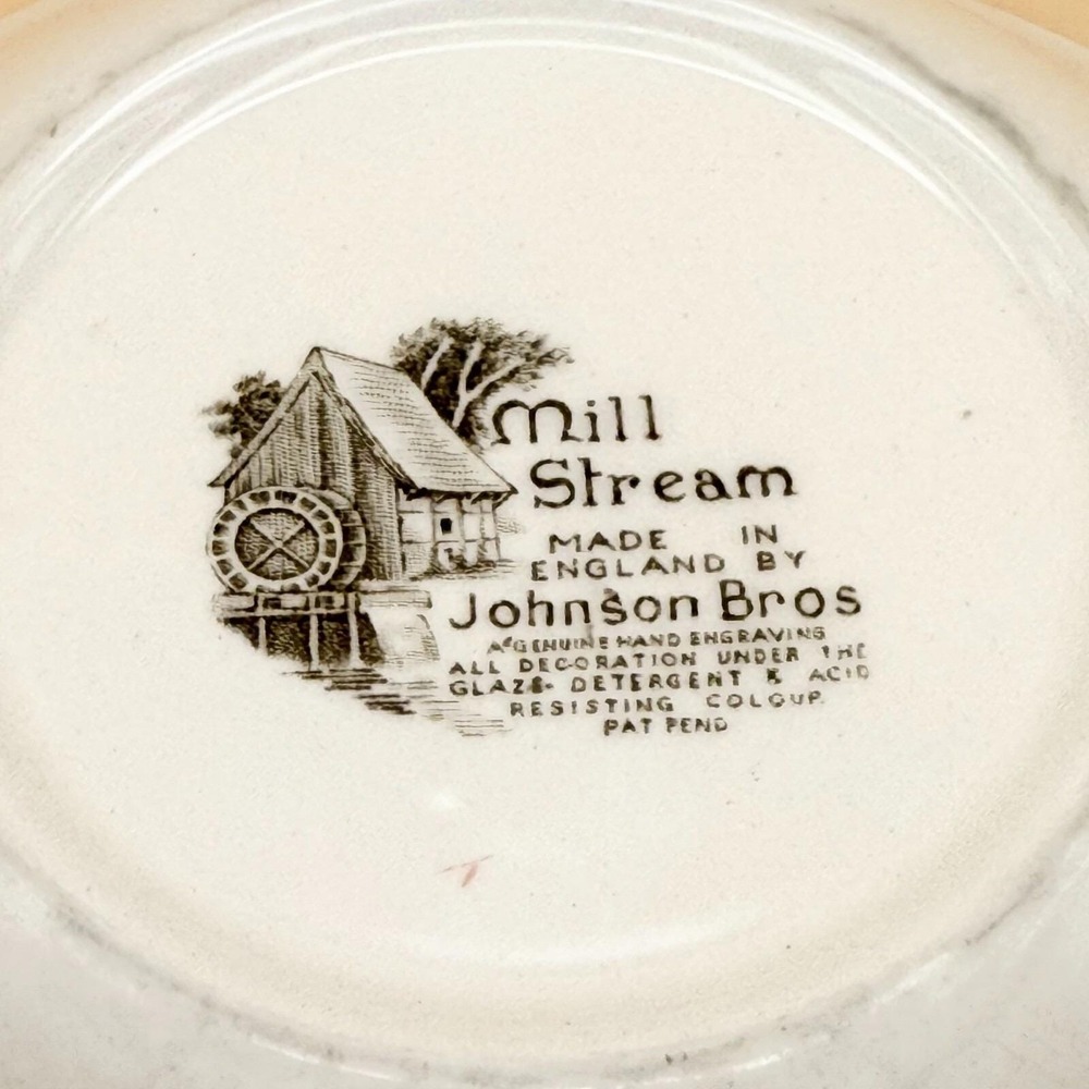 Johnson Brother's Mill Stream Soup, Salad or Fruit Bowl EUC ~ Made in England 7" - Picture 5 of 5